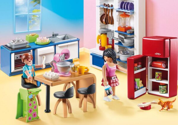 Κουζίνα κουκλόσπιτου 70206 Playmobil Παιχνίδια Χάρτινο Πρέβεζα